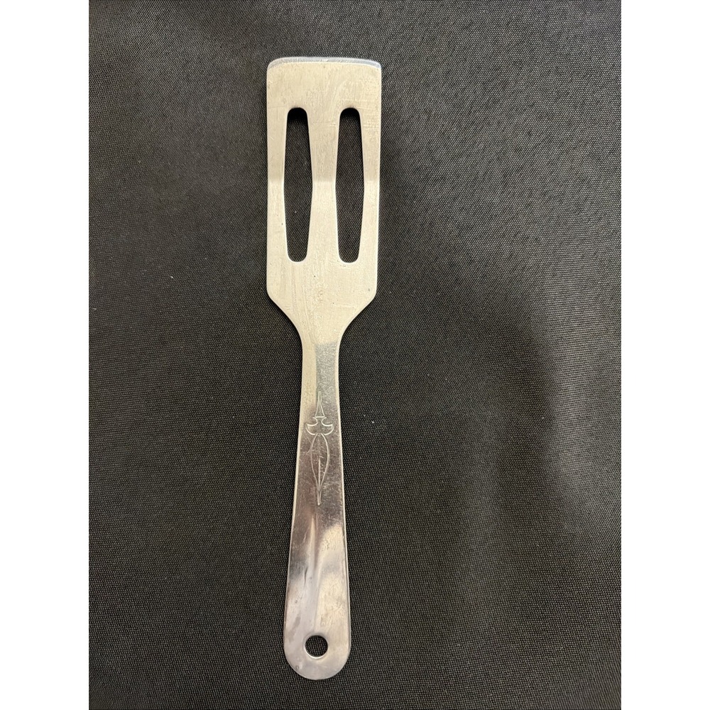 VTG Japan Stainless Slotted 9" Short Handle Spatula Pancake Turner Flipper